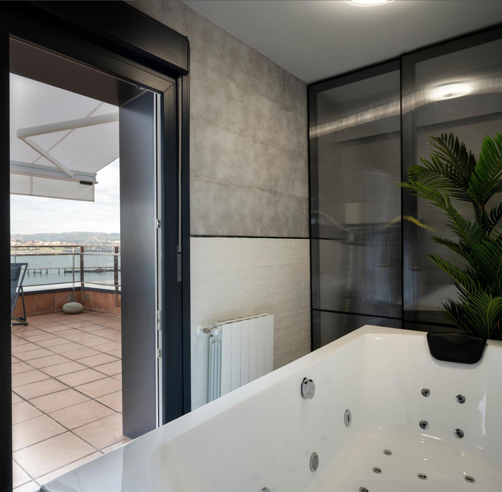 Appartement Atico Lujo Costa Vasca Bilbaoterraza Mar Jacuzi à Santurtzi Extérieur photo